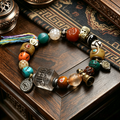 Vintage Himalayan Handmade Mixed Bead Bracelet for Meditation & Daily Wear
