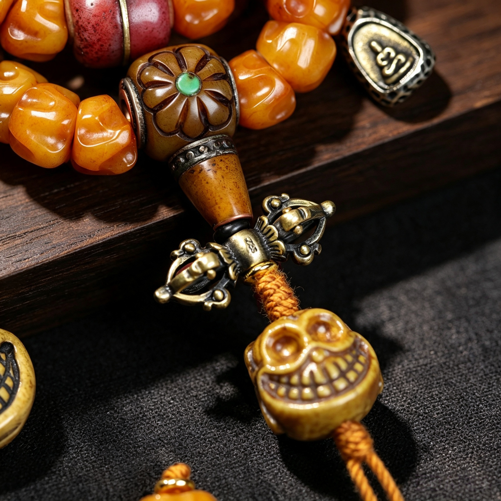 Himalayan Ox Bone Bead Bracelet | Inner Centering & Gentle Grounding Contemplation Adornment